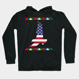 Independence Day usa Celebration,  4 of July America flag Hoodie